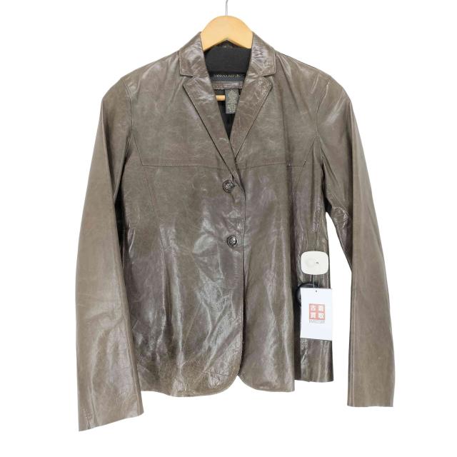 BANANA REPUBLIC(バナナリパブリック) リアルレザー 2B テーラードジャケット レディース JPN:2 【中古】【ブランド古着バズストア】の通販は