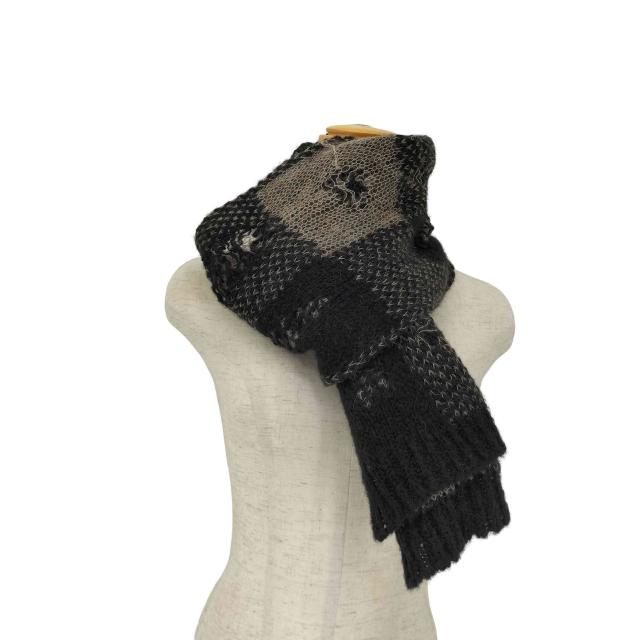 OUR LEGACY(アワーレガシィー) PAST SCARF Black Destructive Gingham メンズ 表記無 【中古】【ブランド古着バズストア】