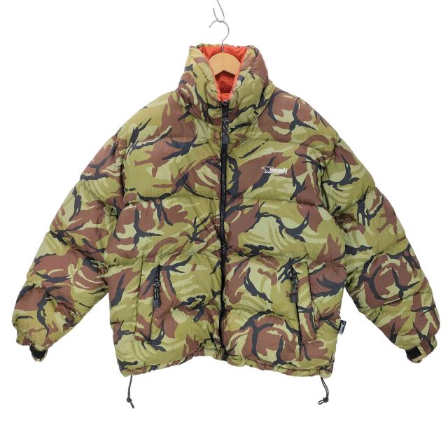 Bear(ベアー) カモ柄 リバーシブル ダウンジャケット メンズ 表記無 【中古】【ブランド古着バズストア】の通販は 10,439円