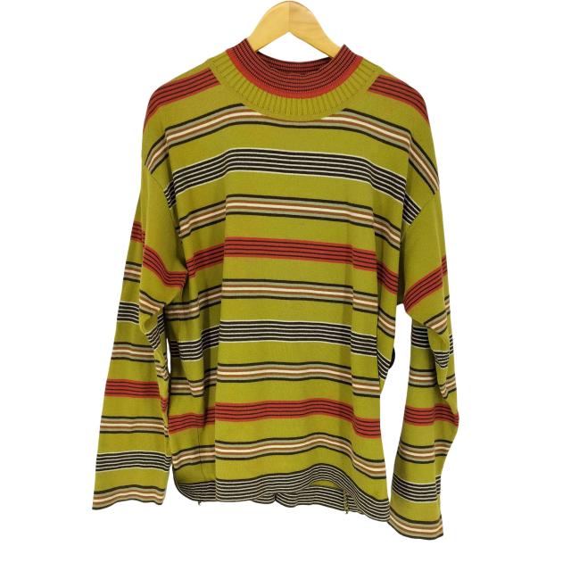 DRIES VAN NOTEN(ドリスヴァンノッテン) 80-90s 初期タグ ハイネックボーダーL/S TEE メンズ 表記無 【中古】【ブランド古着バズストア】の通販は 12,532円