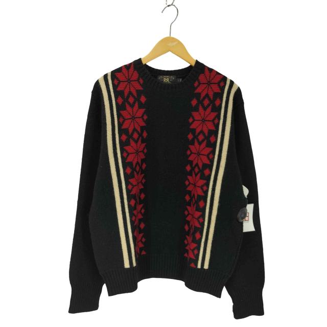 ラルフローレン ダブルアールエル 三つ星 ノルディック ニットセーター