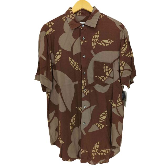 ARMANI COLLEZIONI(アルマーニコレツィオーニ) レーヨンライク 総柄 アロハシャツ メンズ 表記無 【中古】【ブランド古着バズストア】