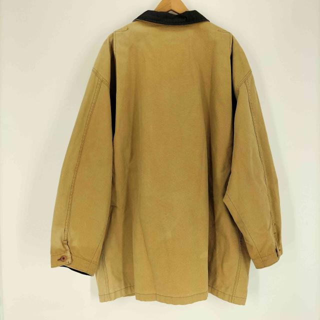 L.L.Bean(エルエルビーン) 80S USA製 Duck Hunting Jacket ダック ハンティング ジャケット カバーオール 隠しポケット 襟コーデュロイ メンズ import：XXL 【中古】【ブランド古着バズストア】