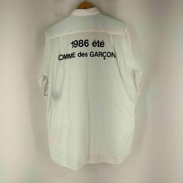 CDG(シーディージー) AD2022 バックプリント L/S シャツ メンズ JPN：L 【中古】【ブランド古着バズストア】 CDG(シーディージー) AD2022 バックプリント L/S シャツ メンズ JPN：L
