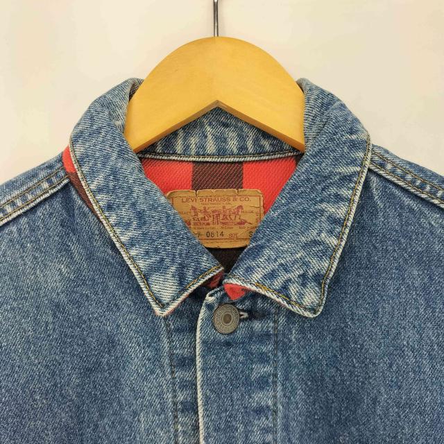 80s USA製 リーバイス 70417-0814 チェック USA製】ビンテージ【LEVI'S】【リーバイス】【70417-0814】【赤