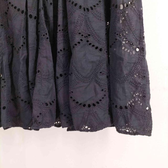 NE QUITTEZ PAS(ヌキテパ) ×Kanako Sato Cotton Voile Dot Hemla Frill Dress レディース import：S 【中古】【ブランド古着バズストア】 NE QUITTEZ PAS(ヌキテパ) ×Kanako Sato Cotton Voile Dot Hemla Frill