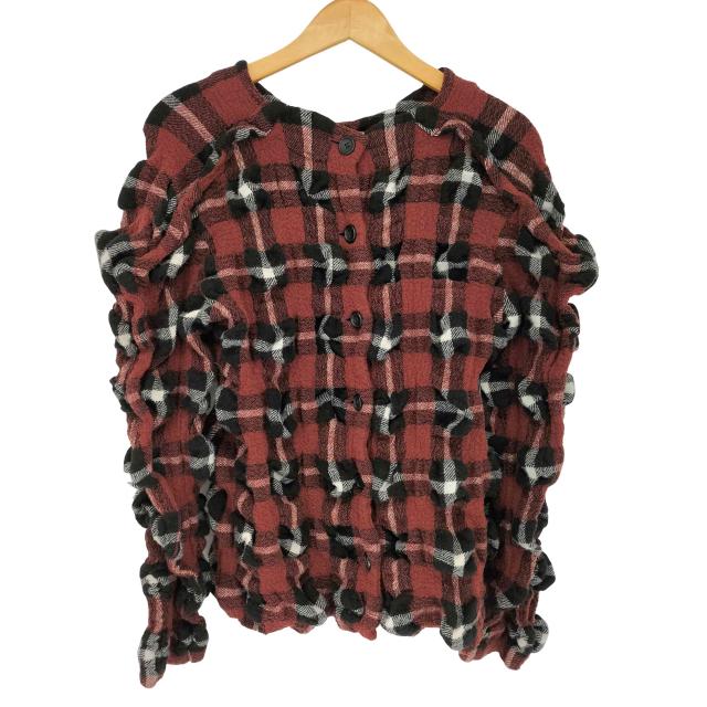 ISSEY MIYAKE(イッセイミヤケ) RHYTHM CHECK TOP  レディース JPN：2 【中古】【ブランド古着バズストア】