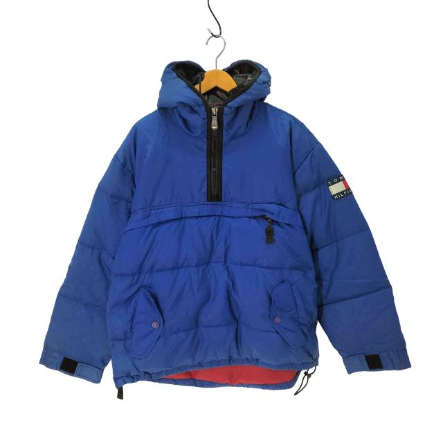 TOMMY HILFIGER(トミーヒルフィガー) リップストップ ダウン プルオーバー メンズ import：M 【中古】【ブランド古着バズストア】