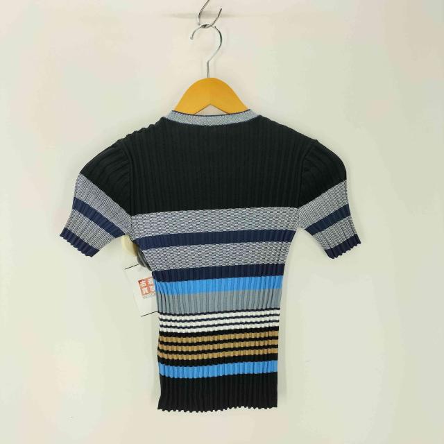 RED VALENTINO(レッドヴァレンティノ) マルチボーダー S/Sニット  