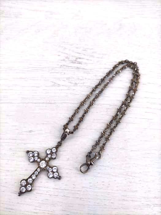 Loree Rodkin(ローリーロドキン) 925刻印 GOTHIC CROSS ゴシッククロス