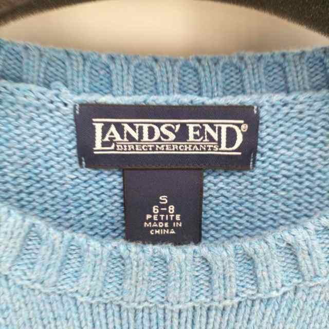 LANDS END(ランズエンド) 00S コットン ニットベスト レディース