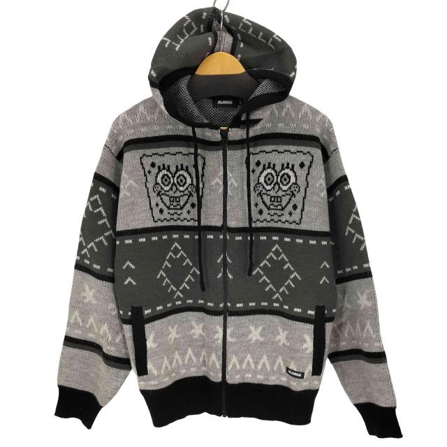XLARGE(エクストララージ) KNIT HOODIE メンズ JPN：M 【中古】【ブランド古着バズストア】