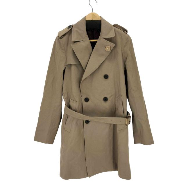 LARDINI(ラルディー二) イタリア製 ダブル トレンチコート  メンズ  44【中古】【ブランド古着バズストア】