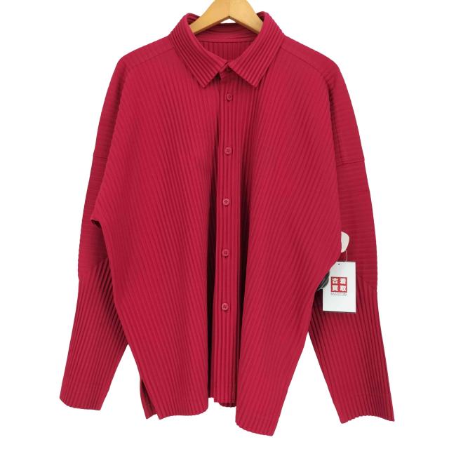HOMME PLISSE ISSEY MIYAKE(オムプリッセイッセイミヤケ) 22SS プリーツ シャツジャケット メンズ JPN：2 【中古】【ブランド古着バズストア】