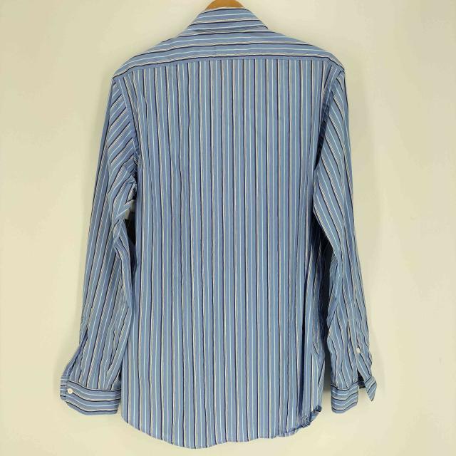 Polo by RALPH LAUREN(ポロバイラルフローレン) 別注 ポルトガル製 ストライプ クラシック フィット シャツ メンズ import：M 【中古】【ブランド古着バズストア】_1
