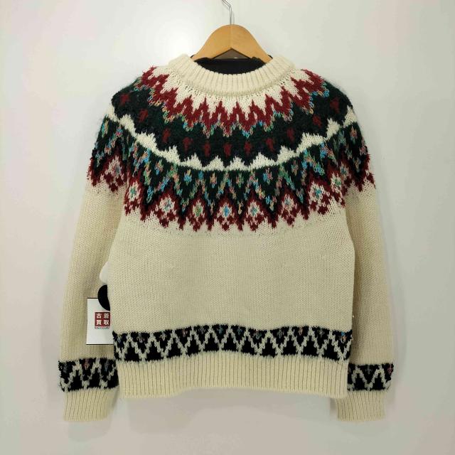 COOHEM(コーヘン) KOHEN NORDIC KNIT PULLOVER ウール ノルディック ニット プルオーバー レディース JPN：M 【中古】【ブランド古着バズストア】_1