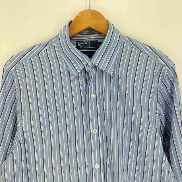 Polo by RALPH LAUREN(ポロバイラルフローレン) 別注 ポルトガル製 ストライプ クラシック フィット シャツ メンズ import：M 【中古】【ブランド古着バズストア】_2