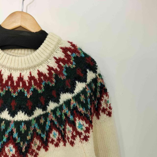 COOHEM(コーヘン) KOHEN NORDIC KNIT PULLOVER ウール ノルディック ニット プルオーバー レディース JPN：M 【中古】【ブランド古着バズストア】_2