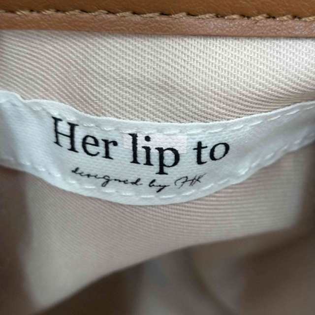 Her lip to(ハーリップトゥ) Palma Tote Bag レディース 表記無 【中古