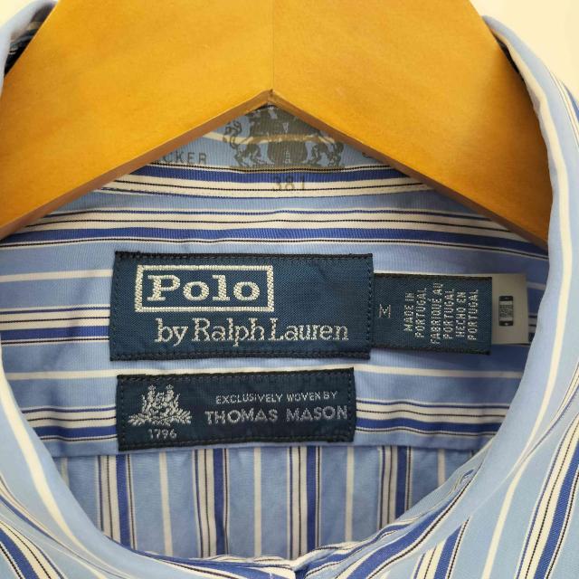 Polo by RALPH LAUREN(ポロバイラルフローレン) 別注 ポルトガル製 ストライプ クラシック フィット シャツ メンズ import：M 【中古】【ブランド古着バズストア】_5