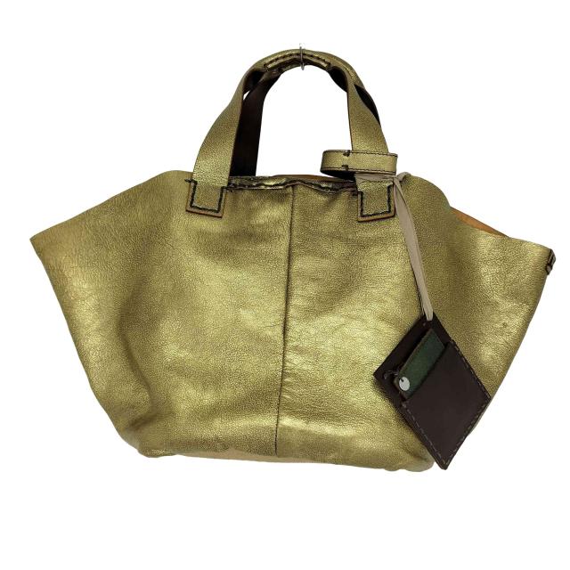 USED古着(ユーズドフルギ) {{eb.a.gos}} 山羊革 メタリックゴート トートバッグ カゴバッグ レディース 表記無 【中古】【ブランド古着バズストア】