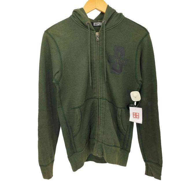 HYSTERIC GLAMOUR(ヒステリックグラマー) DETROIT ヒスガールプリント ジップアップ パーカー メンズ JPN：S 【中古】【ブランド古着バズストア】