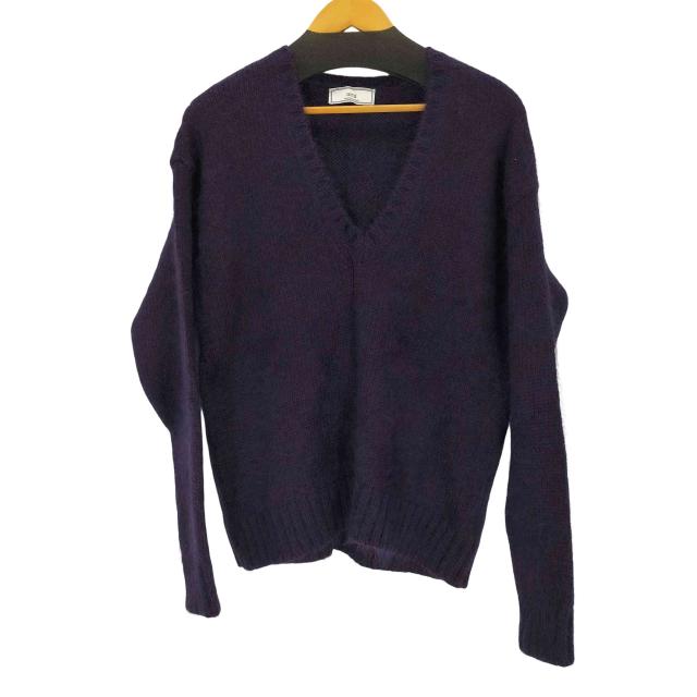 AMI ALEXANDRE MATTIUSSI(アミアレクサンドルマテュッシ) モヘア混 Vネックニット メンズ  XS【中古】【ブランド古着バズストア】