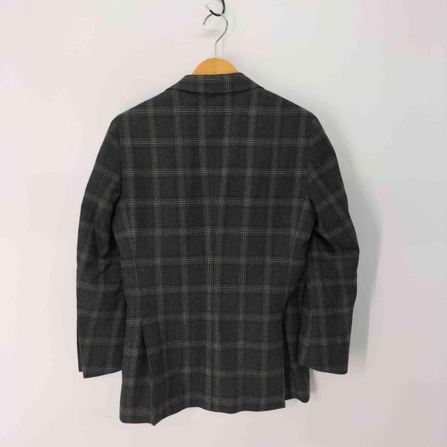 BEAMS(ビームス) Custom tailor FRATELLI TALLIA DI DELFINO ウール カシミヤ チェック柄 総裏 3B テーラード ジャケット メンズ 表記無 【中古】【ブランド古着バズストア】_1