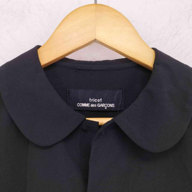 tricot COMME des GARCONS(トリココムデギャルソン) 1998AW ウールギャバジン ラウンドカラー シャツ  レディース 表記無 【中古】【ブランド古着バズストア】 tricot COMME des GARCONS(トリココムデギャルソン) 1998AW ウール