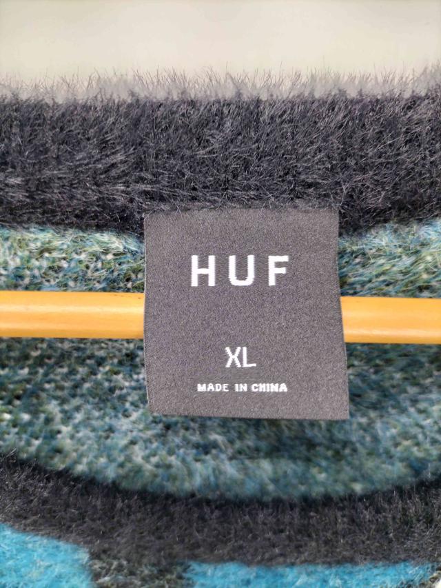 HUF(ハフ) 25AW SPACE AGE CREWNECK SWEATER クルーネック セーター
