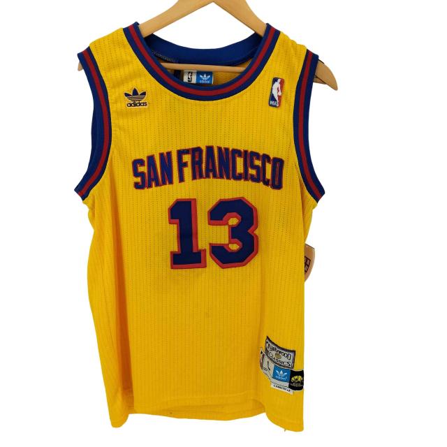 adidas(アディダス) MITCHELL＆NESS SAN FRANCISCO ナンバリング刺繍 ゲームシャツ メンズ import：L 【中古】【ブランド古着バズストア】の通販は 9,858円