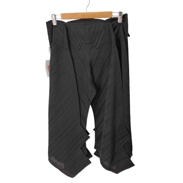 ☆ISSEY MIYAKE プリーツプリーズ☆ 裾レース プリーツパンツ