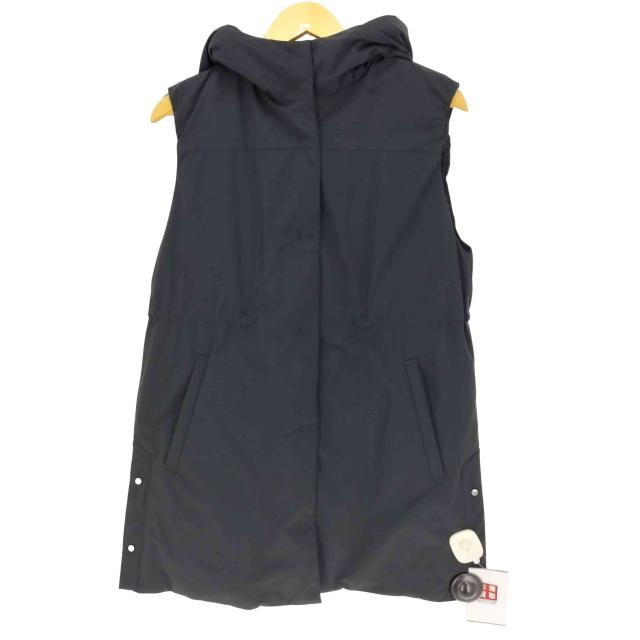 TRANS WORK(トランスワーク) メモリー タフタ ロング ダウン ベスト レディース JPN：38 【中古】【ブランド古着バズストア】