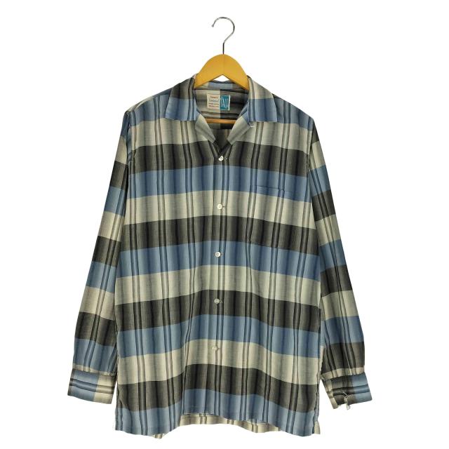 PENNEYS TOWNCRAFT(ペニーズタウンクラフト) 50-60S tall men galey lord Shadow Plaid Cotton Shirt メンズ  15-15 1/2【中古】【ブランド古着バズストア】