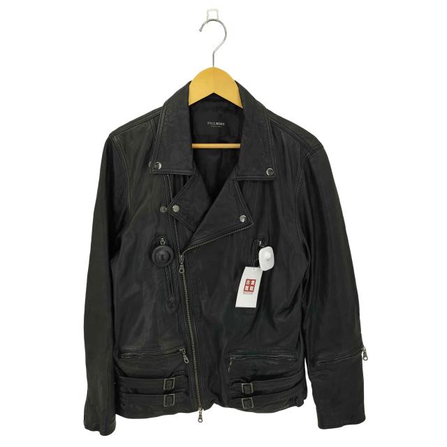 USED古着(ユーズドフルギ) {{FILLMORE}} ラムレザー ダブルライダース ジャケット メンズ import：L 【中古】【ブランド古着バズストア】
