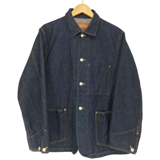 Johnbull(ジョンブル) MOTOR CITY デニム ジャケット カバーオール メンズ  S【中古】【ブランド古着バズストア】