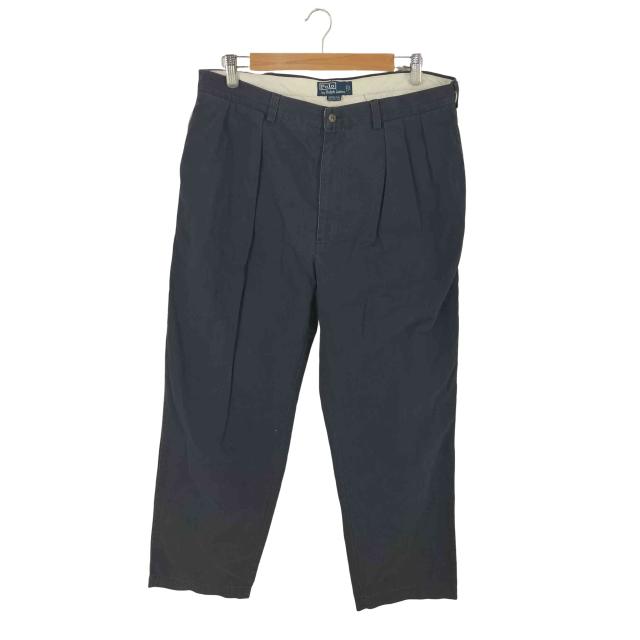 Polo by Ralph Lauren リネンパンツ ブラック 40/30 90s ポロ ラルフ