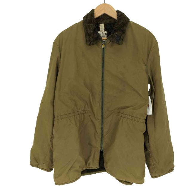 USED古着(ユーズドフルギ) French air force 60S フランス共和国米空軍 U.G.E.C.O社製  ELLESS ZIP RHOVYL flight jacket ロビィール 飛翔上衣 メンズ【中古】【ブランド名古着バズストア】