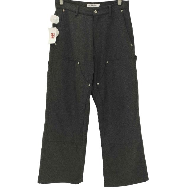 PARANOID(パラノイド) 25AW MELANGE PAINTER PANTS メランジ ペインター  ダブルニー バギー ウール トラウザー パンツ メンズ  M【中古】【ブランド古着バズストア】