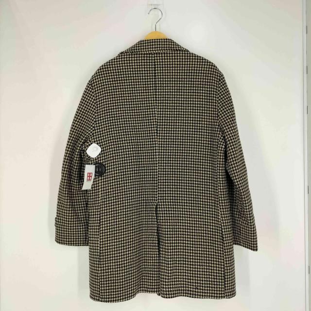 Lakeland(レイクランド) 60S 裏地キルティング クルミボタン 千鳥格子 ロングチェスターコート メンズ JPN：42 【中古】【ブランド古着バズストア】_1
