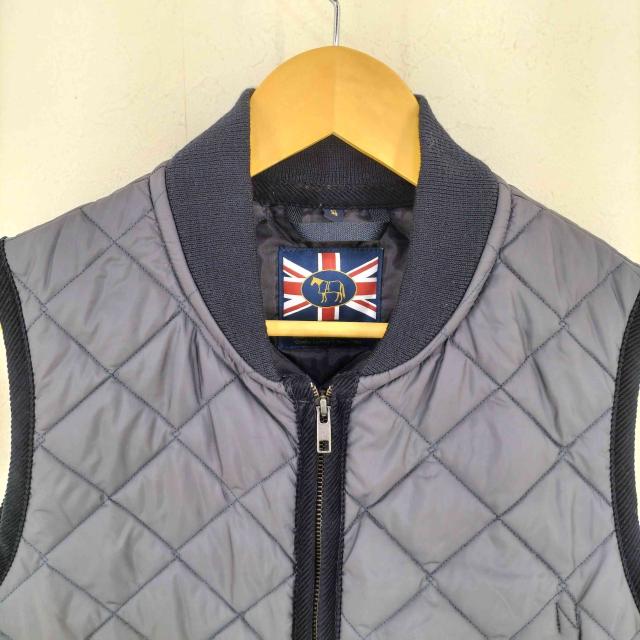 LAVENHAM(ラベンハム) キルティング ジップ ボンバー ジレ ZIP BOMBER