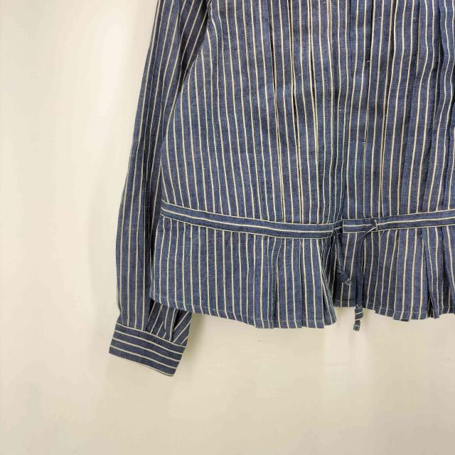 45R(フォーティーファイブアール) 25AW インドカディシャツデニムのタックブラウス レディース 表記無 【中古】【ブランド古着バズストア】 45R(フォーティーファイブアール) 25AW インドカディシャツデニムの