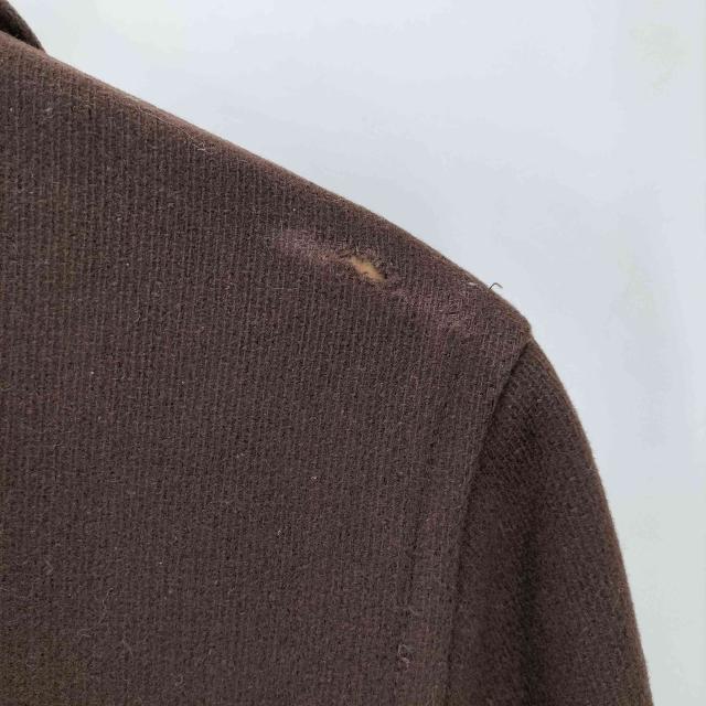 C.P.COMPANY(シーピーカンパニー) 90S 95AW 赤タグ イタリア製 Romeo Gigli ロメオ・ジリ期 ウッドボタン ウール ナイロン Pコート レディース EUR：42 【中古】【ブランド古着バズストア】