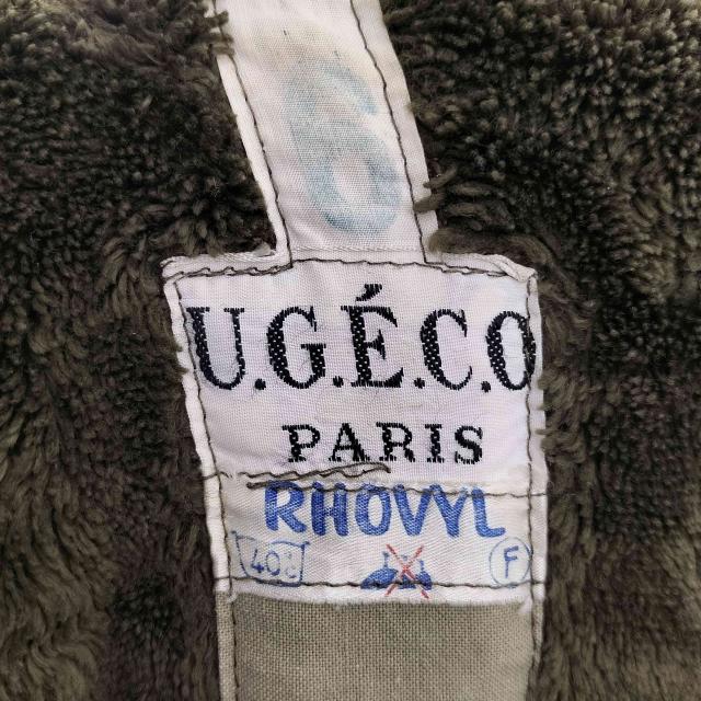 USED古着(ユーズドフルギ) French air force 60S フランス共和国米空軍 U.G.E.C.O社製  ELLESS ZIP RHOVYL flight jacket ロビィール 飛翔上衣 メンズ【中古】【ブランド名古着バズストア】