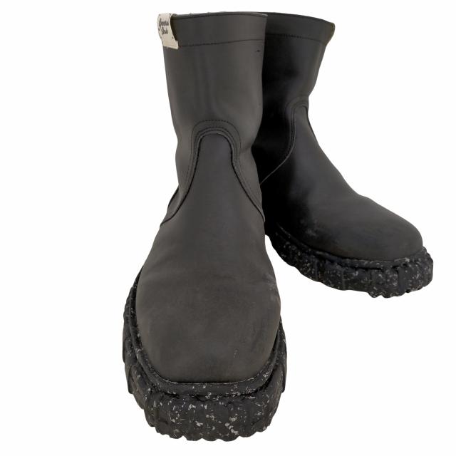 Maison MIHARA YASUHIRO(メゾンミハラヤスヒロ) Vintage-like Sole Synthetic Leather Boots メンズ 45【中古】【ブランド古着バズストア】の通販は