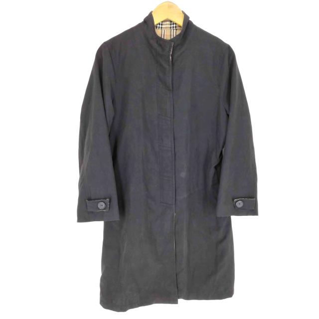 BURBERRY LONDON(バーバリーロンドン) 裏地ノヴァチェックスタンドカラーコート レディース 表記無 【中古】【ブランド古着バズストア】