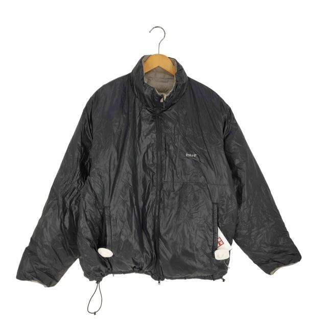 HUF(ハフ) CASCADE PACKABLE HOODED DOWN JACKET STONE ダウンジャケット メンズ JPN：XL 【中古】【ブランド古着バズストア】