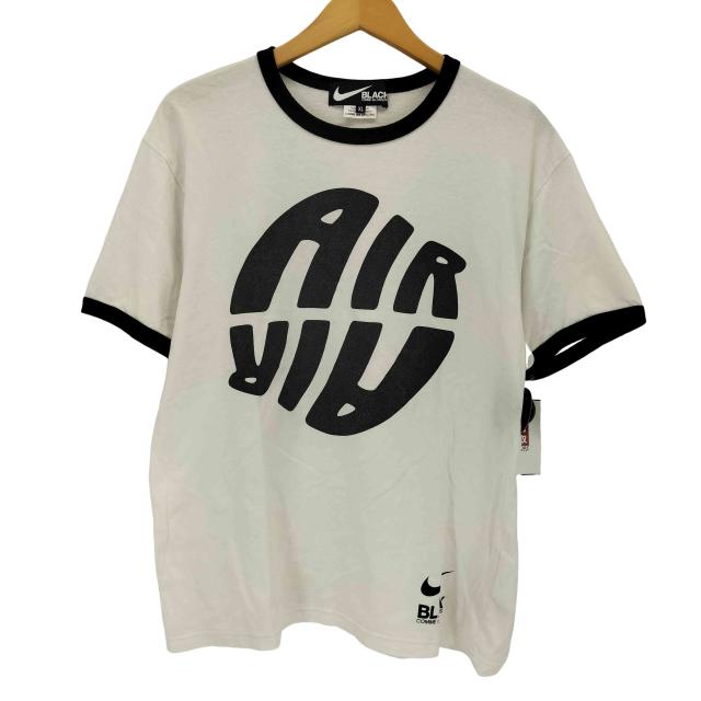 BLACK COMME des GARCONS(ブラックコムデギャルソン) 20AW AIRフロントロゴ リンガーTシャツ メンズ JPN：XL 【中古】【ブランド古着バズストア】