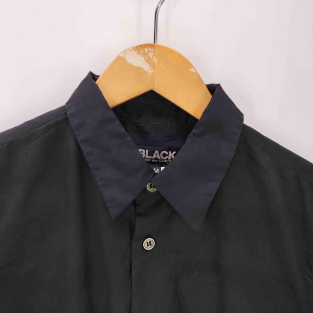 BLACK COMME des GARCONS(ブラックコムデギャルソン) AD2018 特殊加工 L/S シアー ポリ シャツ メンズ JPN：M 【中古】【ブランド古着バズストア】_2