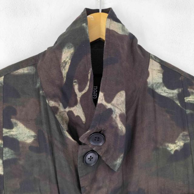 Ground Y(グラウンドワイ) Camouflage Pattern Viyella Puckering Mods Coat メンズ JPN：3 【中古】【ブランド古着バズストア】_2
